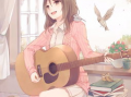 吉他女孩漫画,青春旋律中的梦想与成长