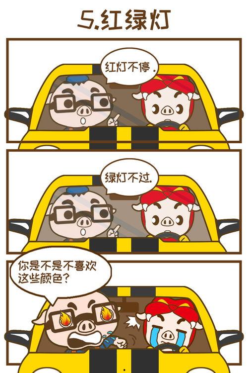 学车的漫画,漫画中的学车趣事与成长历程